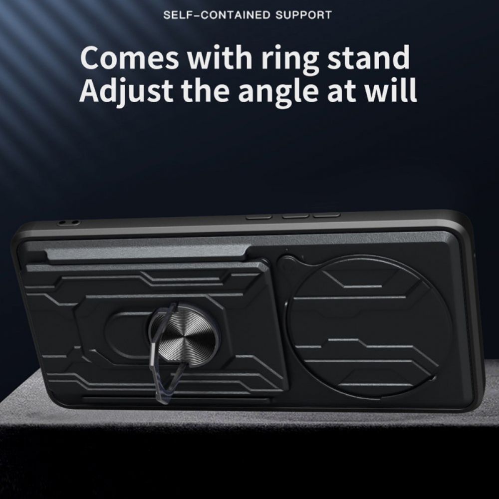 Hoesje Poco X7 5g Schuifbare Camerahouder En Afdekking