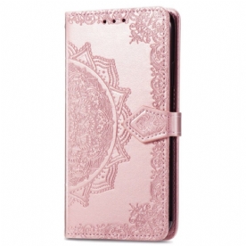 Leren Hoesje Poco X7 5g Barokke Mandala Bescherming Hoesje