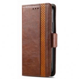 Leren Hoesje Poco X7 5g Caseneo Bescherming Hoesje