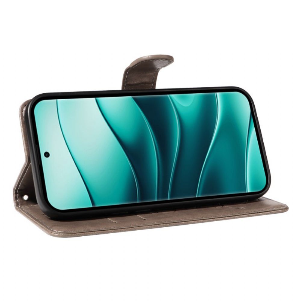 Leren Hoesje Voor Poco X7 5g Botanisch