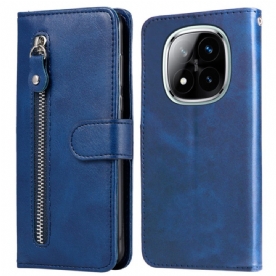 Leren Hoesje Voor Poco X7 5g Vakje Met Rits