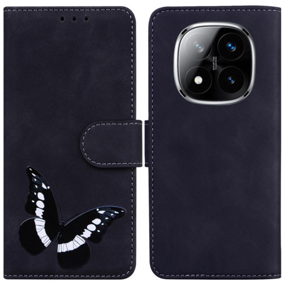 Leren Hoesje Voor Poco X7 5g Vlinder