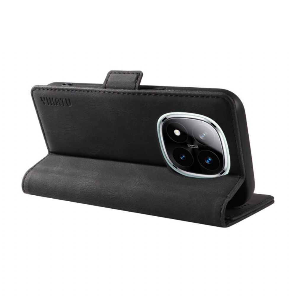 Leren Hoesje Voor Poco X7 5g Ykatu Suède-effect