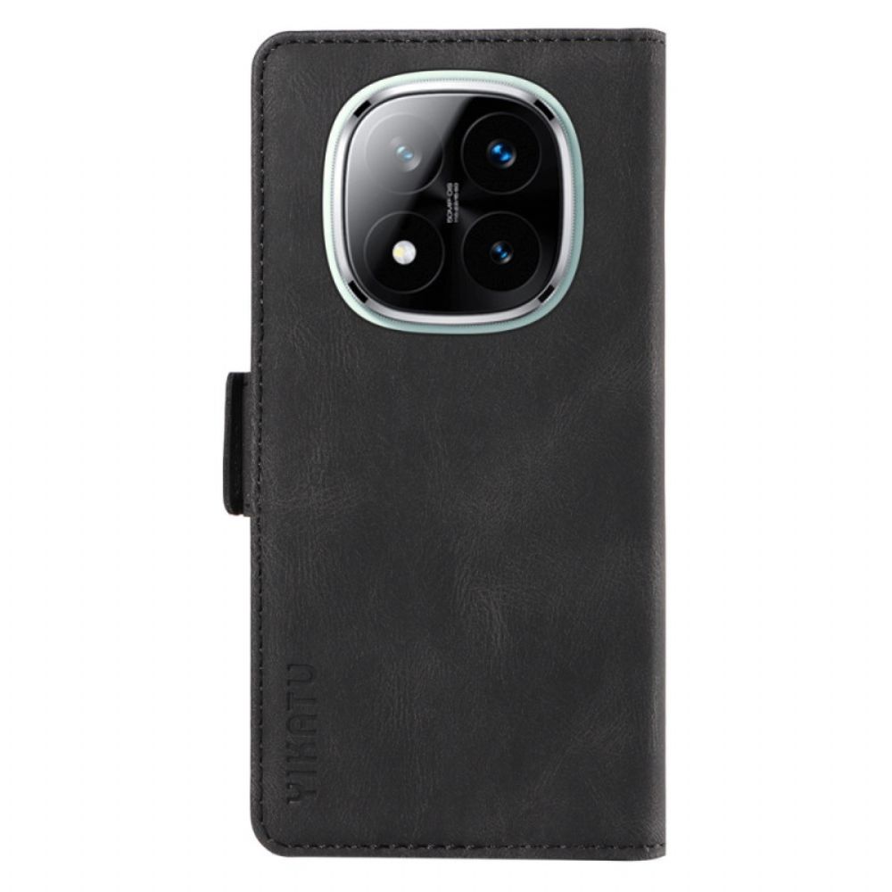 Leren Hoesje Voor Poco X7 5g Ykatu Suède-effect