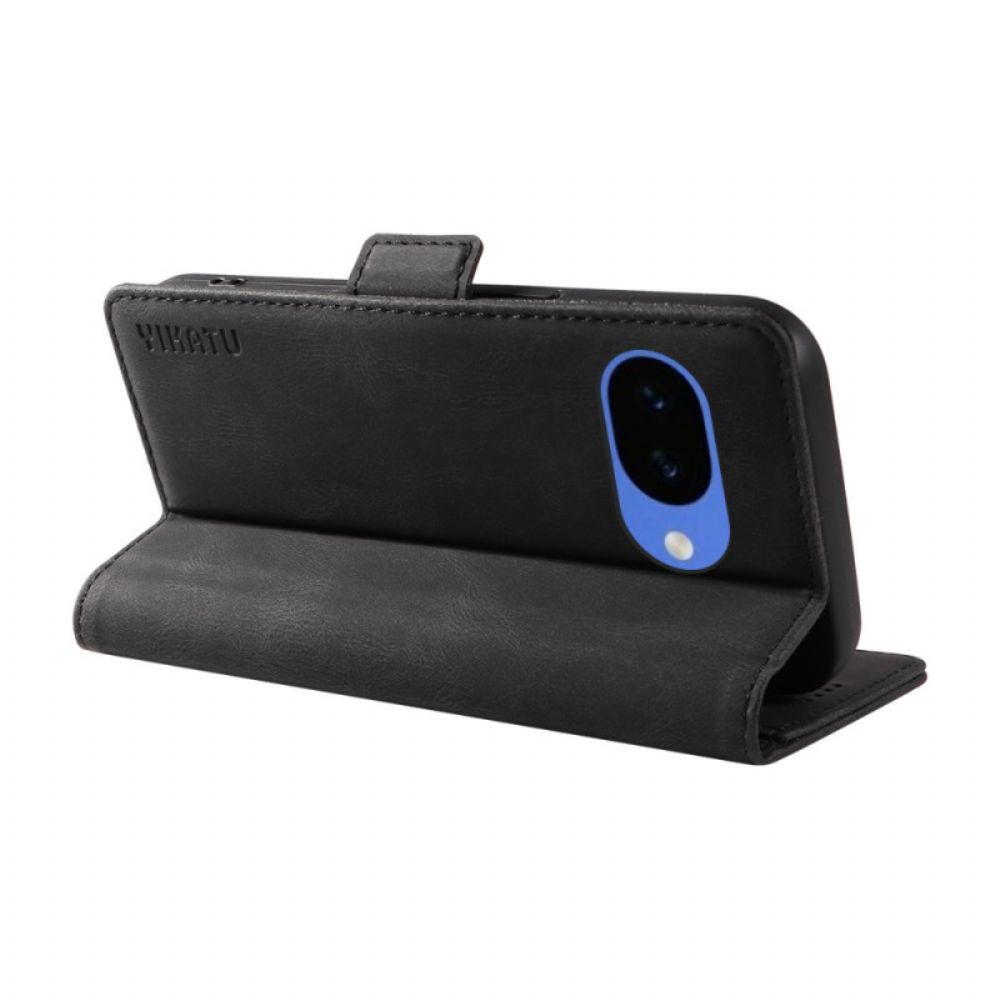 Flip Case Leren Google Pixel 10a Klinknagel Yikatu
