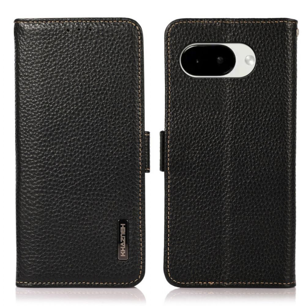 Folio-hoesje Google Pixel 10a Rfid-blokkerend Leer Khazneh