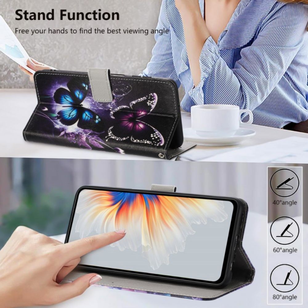 Folio-hoesje Google Pixel 10a Telefoonhoesje Twee Vlinders