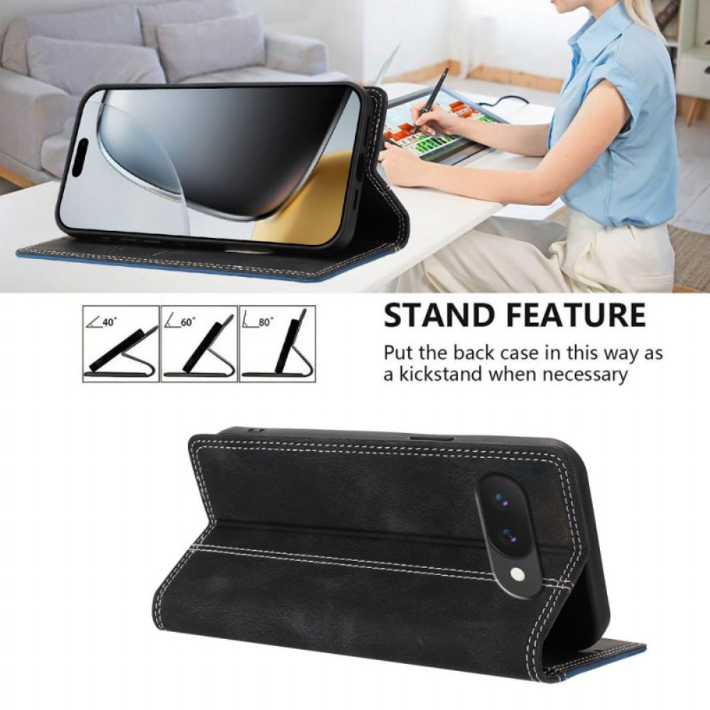 Folio-hoesje Google Pixel 10a Tweekleurige Rfid-blokkering