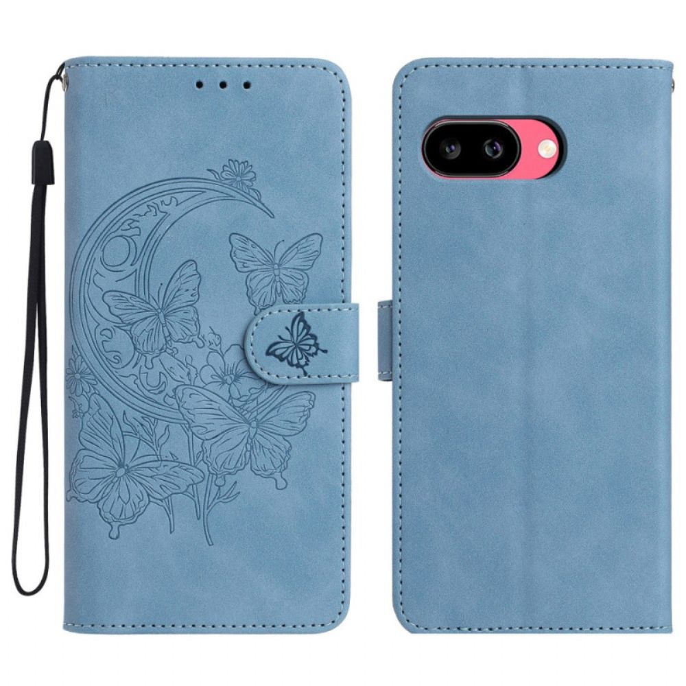 Folio-hoesje Google Pixel 10a Vlinder En Bloemen