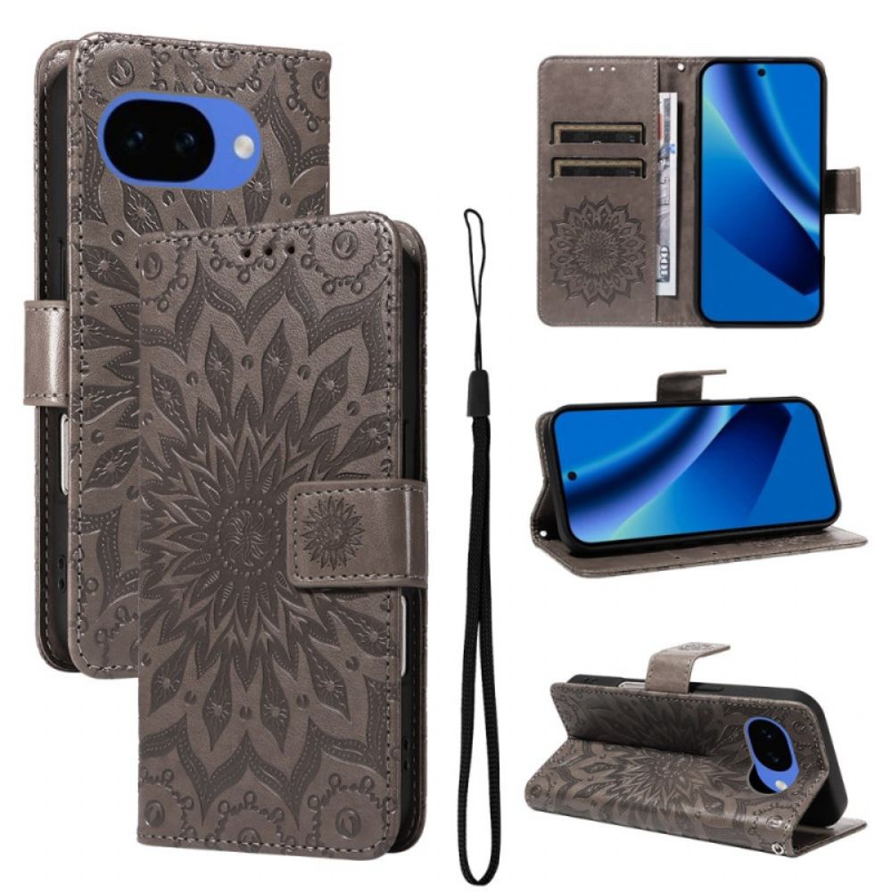 Folio-hoesje Google Pixel 10a Zonnebloempatroon