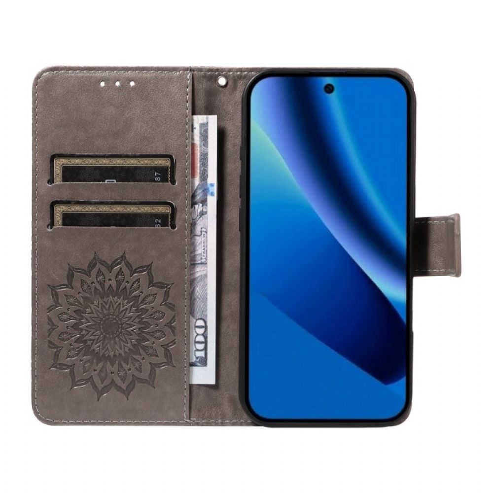 Folio-hoesje Google Pixel 10a Zonnebloempatroon