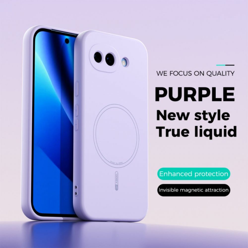 Hoesje Google Pixel 10a Magnetische Vloeibare Siliconen