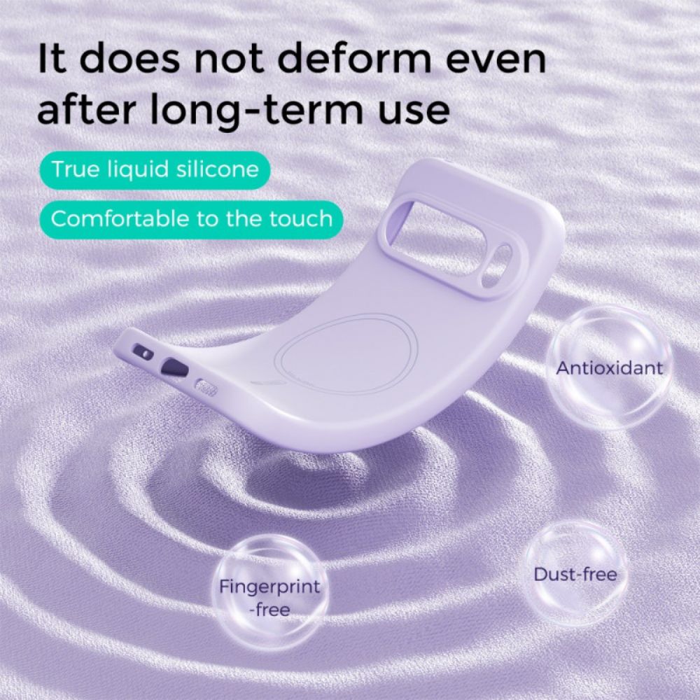 Hoesje Google Pixel 10a Magnetische Vloeibare Siliconen