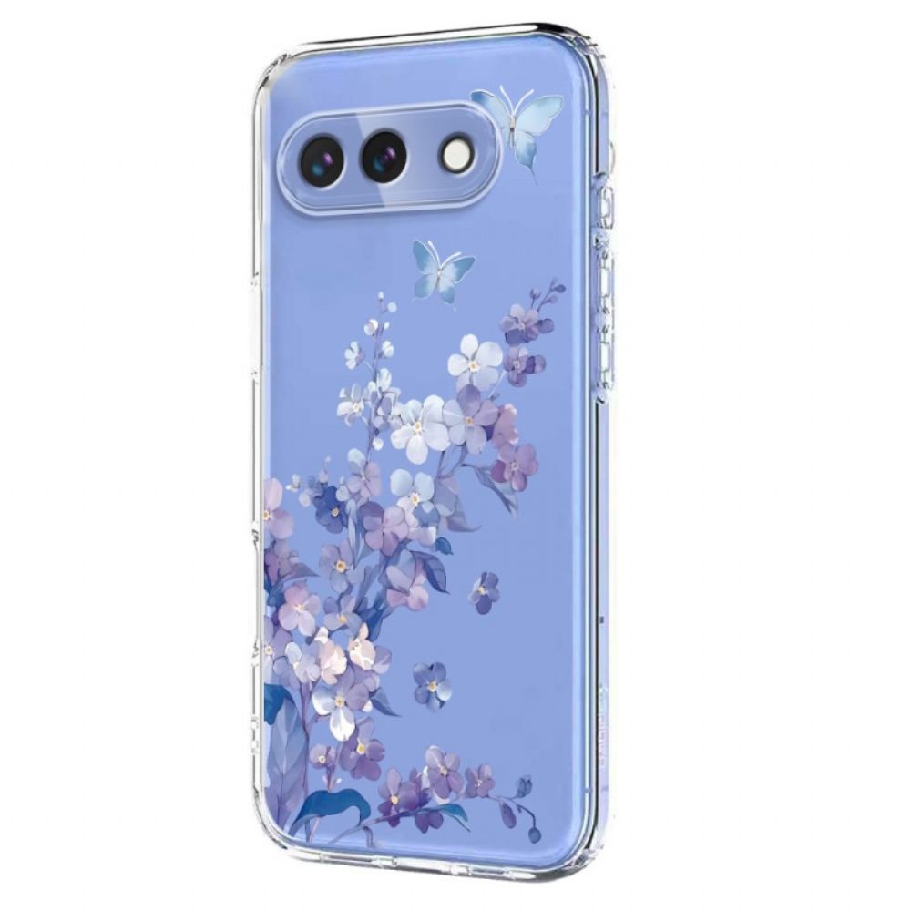 Hoesje Google Pixel 10a Vlinder- En Bloemenpatroon