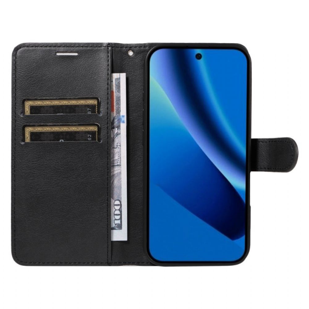 Leren Hoesje Google Pixel 10a Effen Leerlook