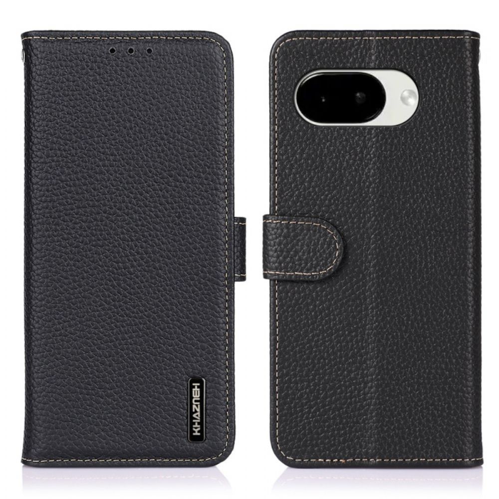 Leren Hoesje Google Pixel 10a Lychee Leather Khazneh