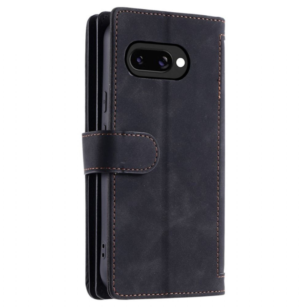 Leren Hoesje Google Pixel 10a Portemonnee Met 9 Kaartsleuven Bescherming Hoesje