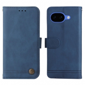 Leren Hoesje Voor Google Pixel 10a Decoratieve Klinknagel
