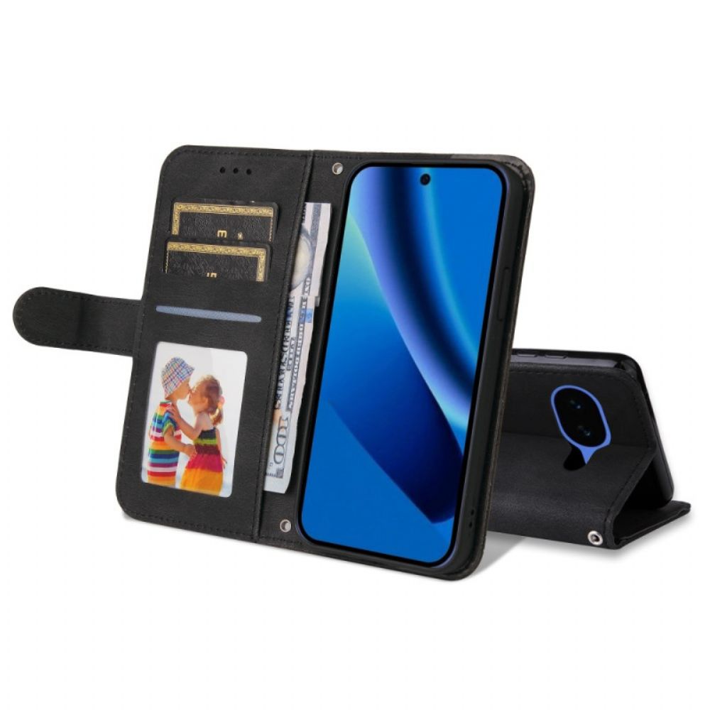 Leren Hoesje Voor Google Pixel 10a Decoratieve Klinknagel