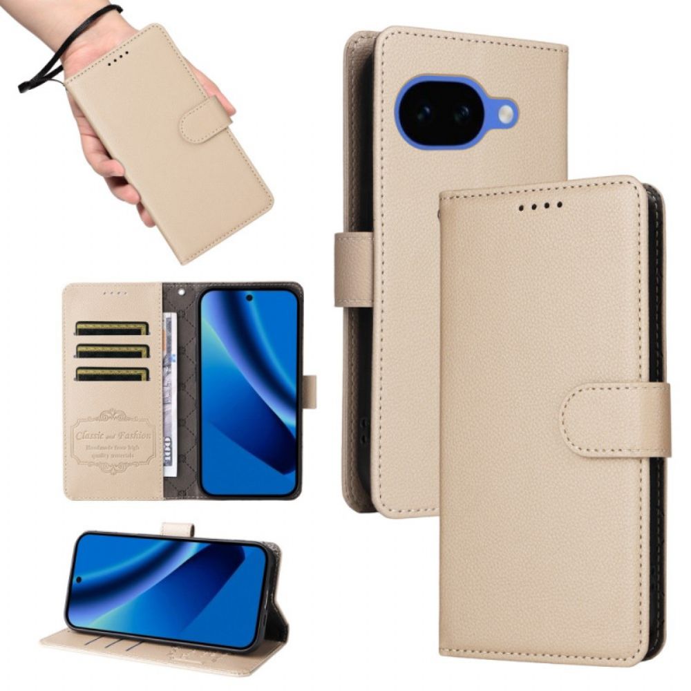 Leren Hoesje Voor Google Pixel 10a Rfid-blokkering