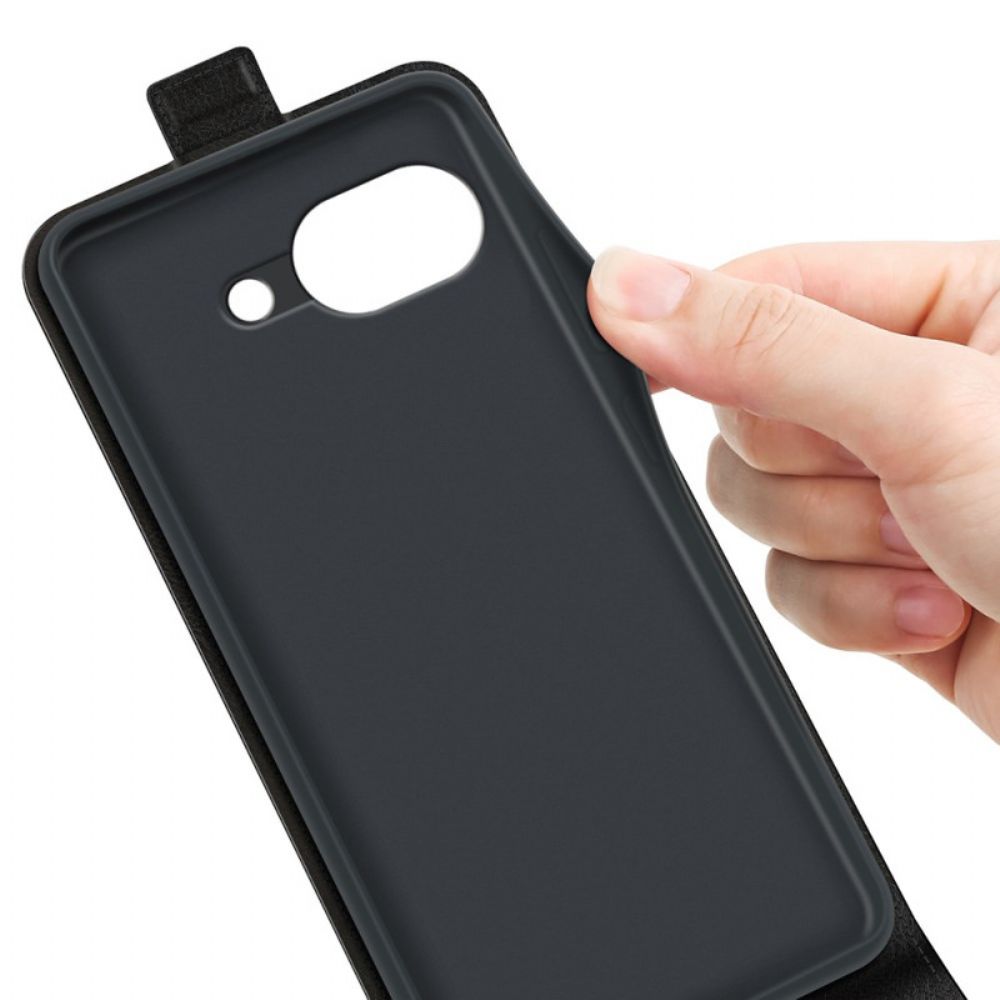 Leren Hoesje Voor Google Pixel 10a Verticale Flipcover