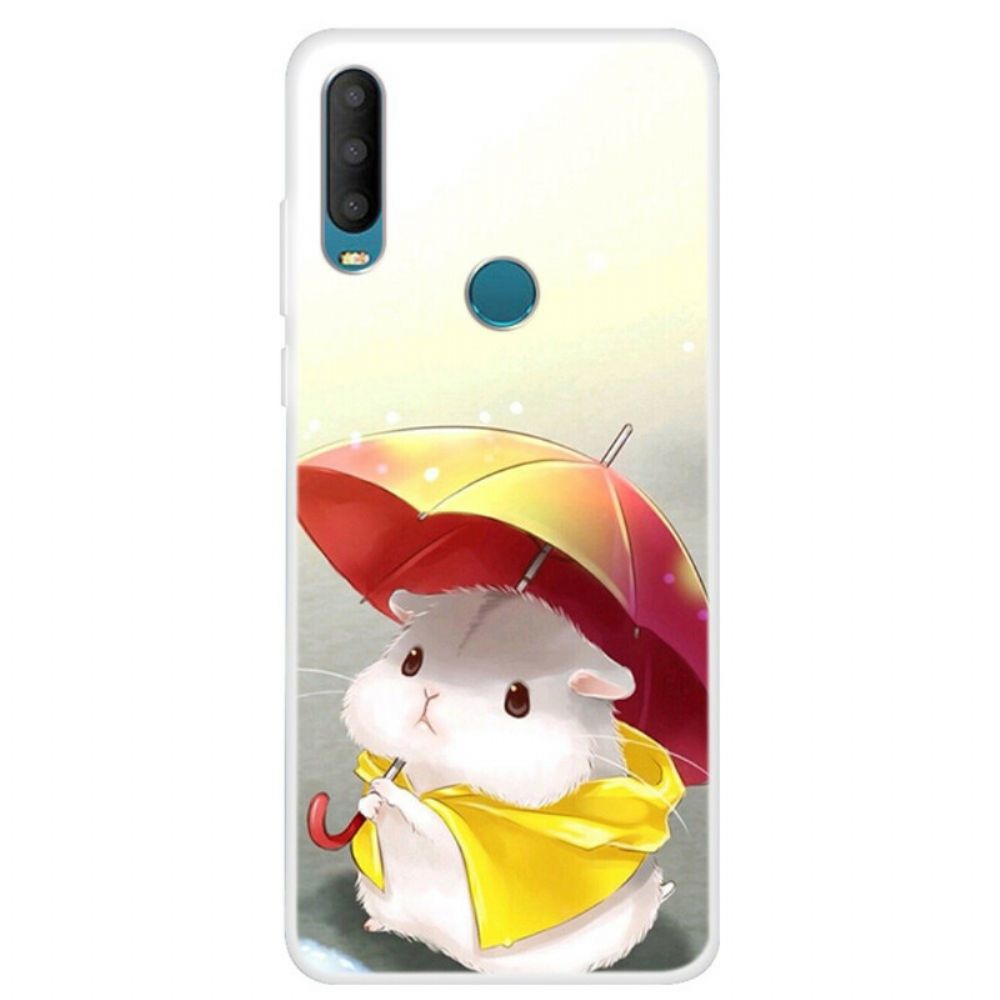 Hoesje voor Alcatel 1S / 3L (2020) Hamster In De Regen