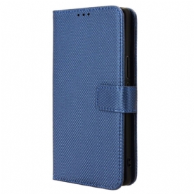 Folio-hoesje Vivo V40 Lite 5g Telefoonhoesje Diamantstructuur