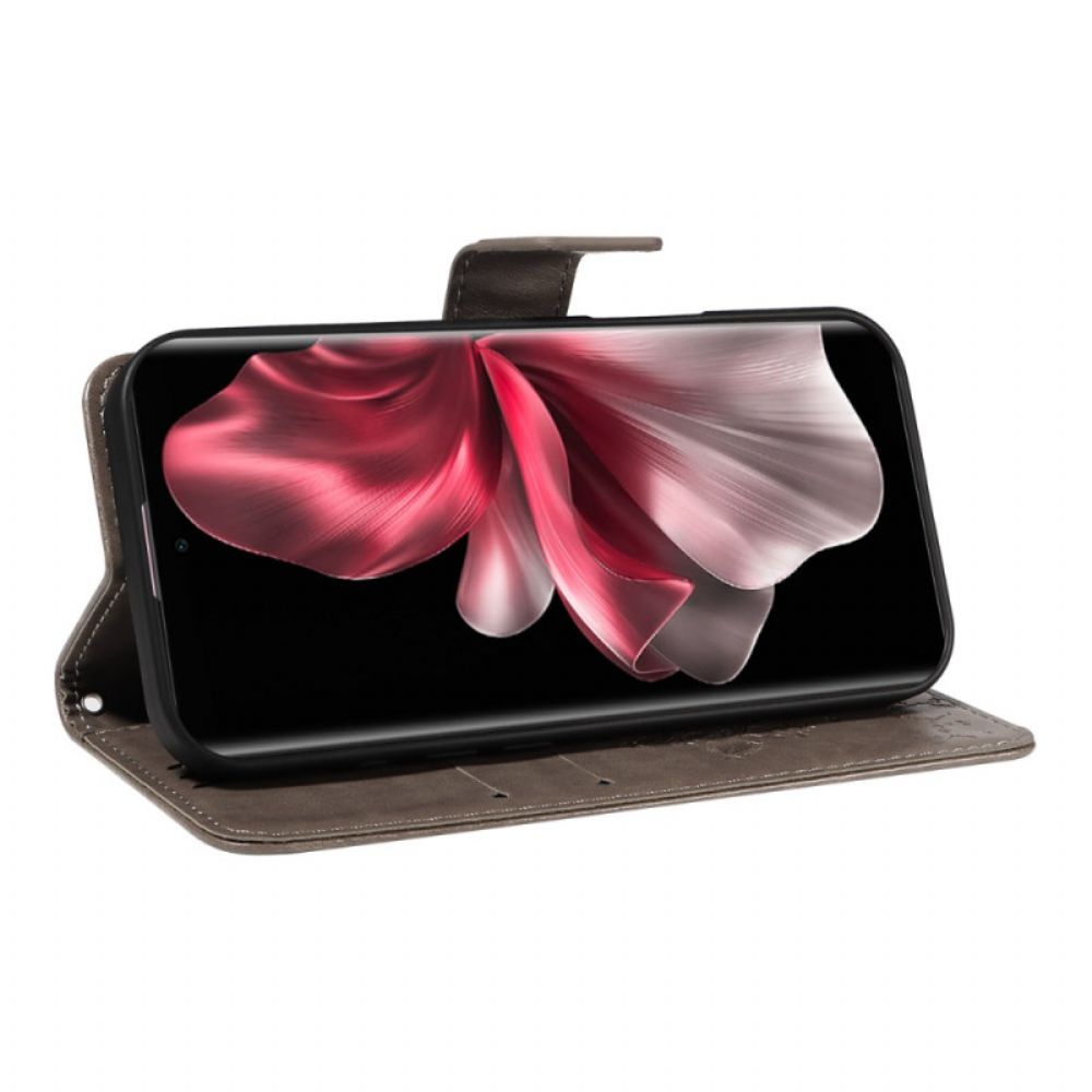 Folio-hoesje Vivo V40 Lite 5g Telefoonhoesje Kat En Boom