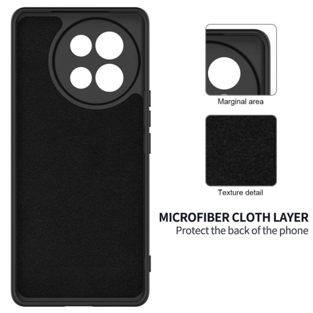 Hoesje Voor Vivo V40 Lite 5g Vloeibare Siliconen Met Bandje