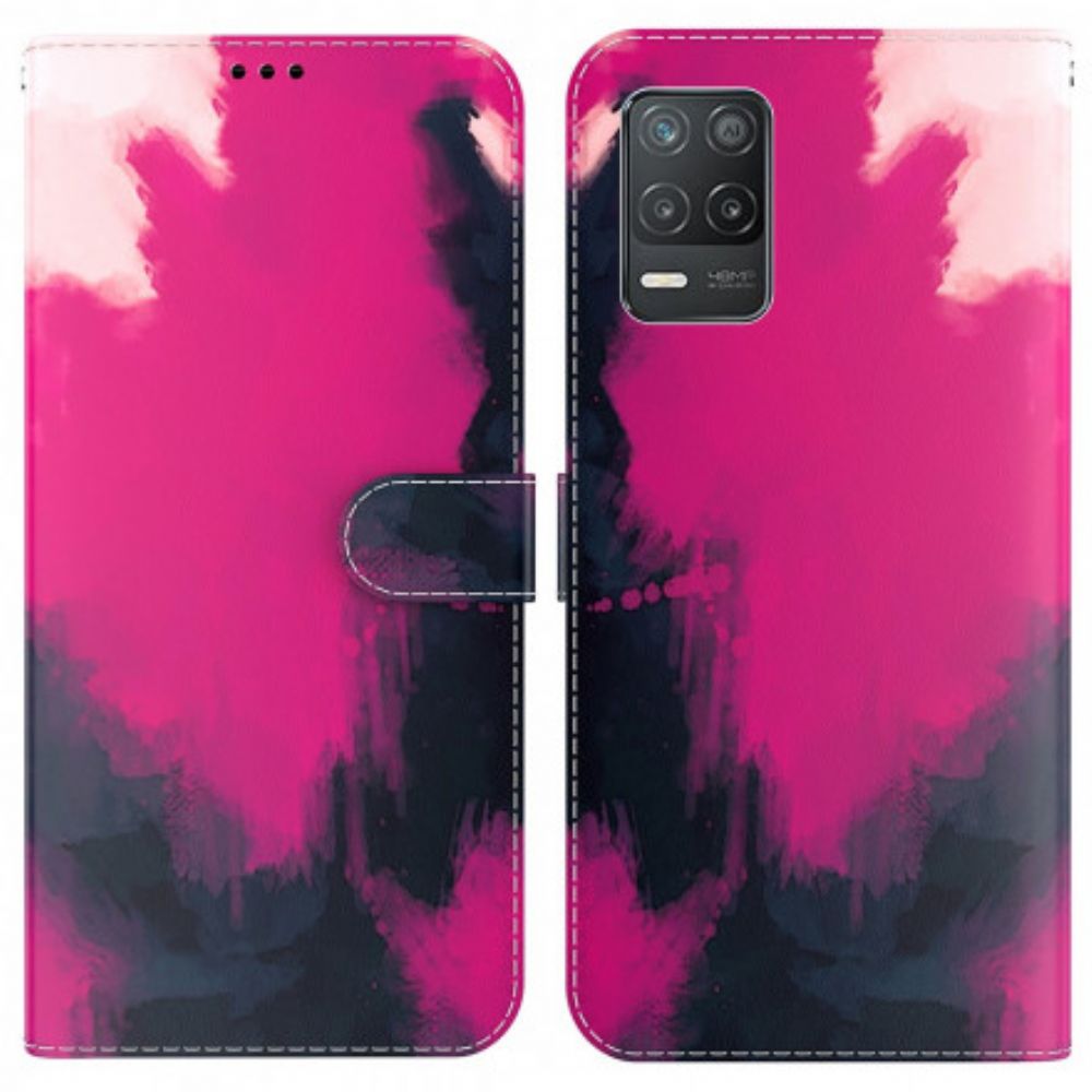 Folio-hoesje voor Realme 8 5G Aquarel