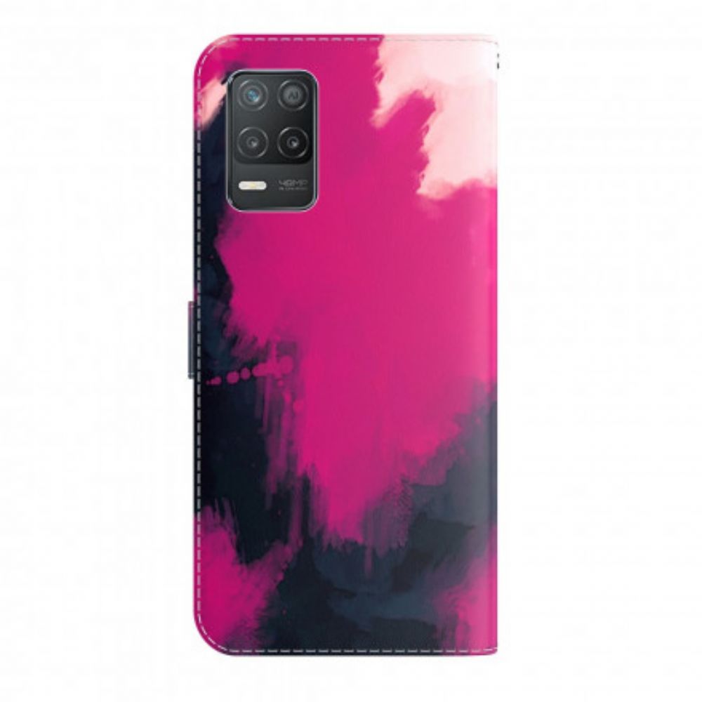 Folio-hoesje voor Realme 8 5G Aquarel