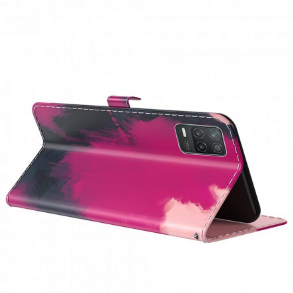 Folio-hoesje voor Realme 8 5G Aquarel