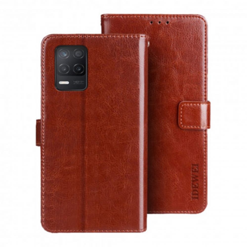 Folio-hoesje voor Realme 8 5G Imitatieleer Idewei