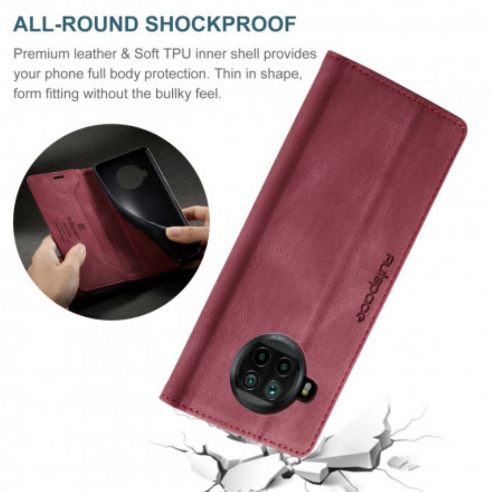 Bescherming Hoesje voor Xiaomi Mi 10T Lite / Redmi Note 9 Pro 5G Folio-hoesje Autspace Rfid-serie