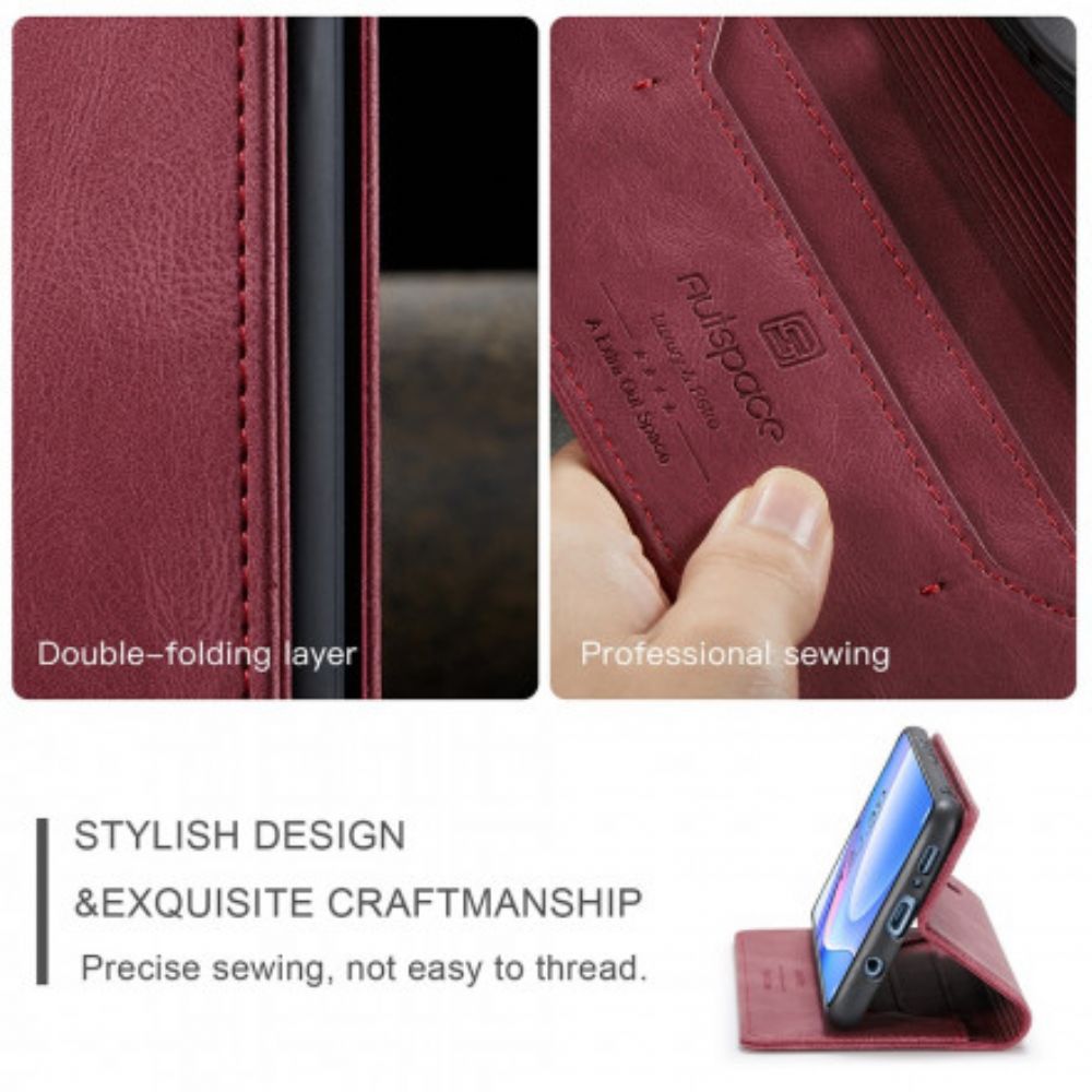 Bescherming Hoesje voor Xiaomi Mi 10T Lite / Redmi Note 9 Pro 5G Folio-hoesje Autspace Rfid-serie
