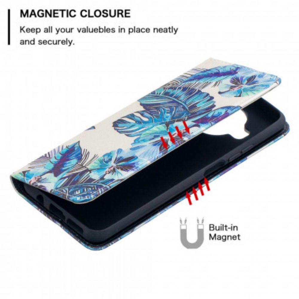 Bescherming Hoesje voor Xiaomi Mi 10T Lite / Redmi Note 9 Pro 5G Folio-hoesje Bladeren