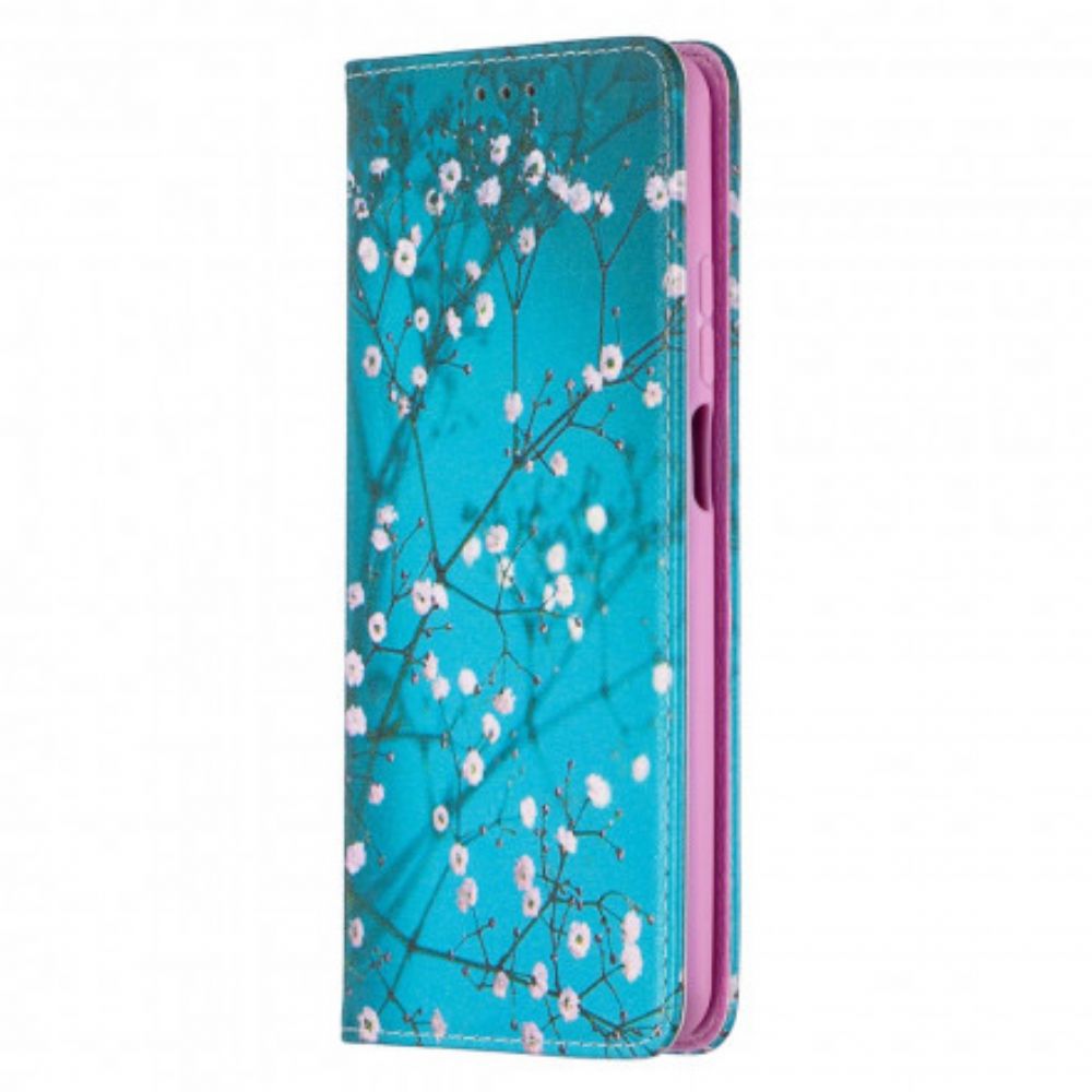Bescherming Hoesje voor Xiaomi Mi 10T Lite / Redmi Note 9 Pro 5G Folio-hoesje Bloeiende Takken