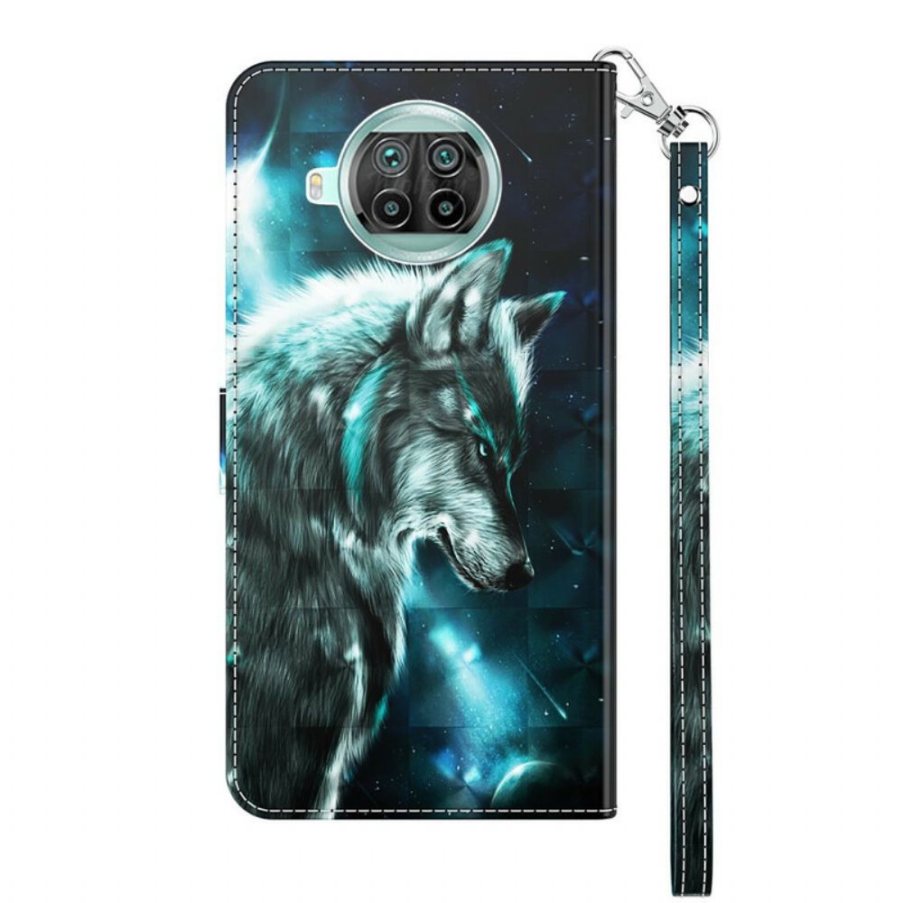 Flip Case voor Xiaomi Mi 10T Lite / Redmi Note 9 Pro 5G Majestueuze Wolf