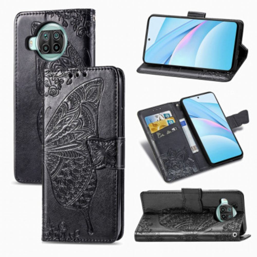 Folio-hoesje voor Xiaomi Mi 10T Lite / Redmi Note 9 Pro 5G Halve Vlinders