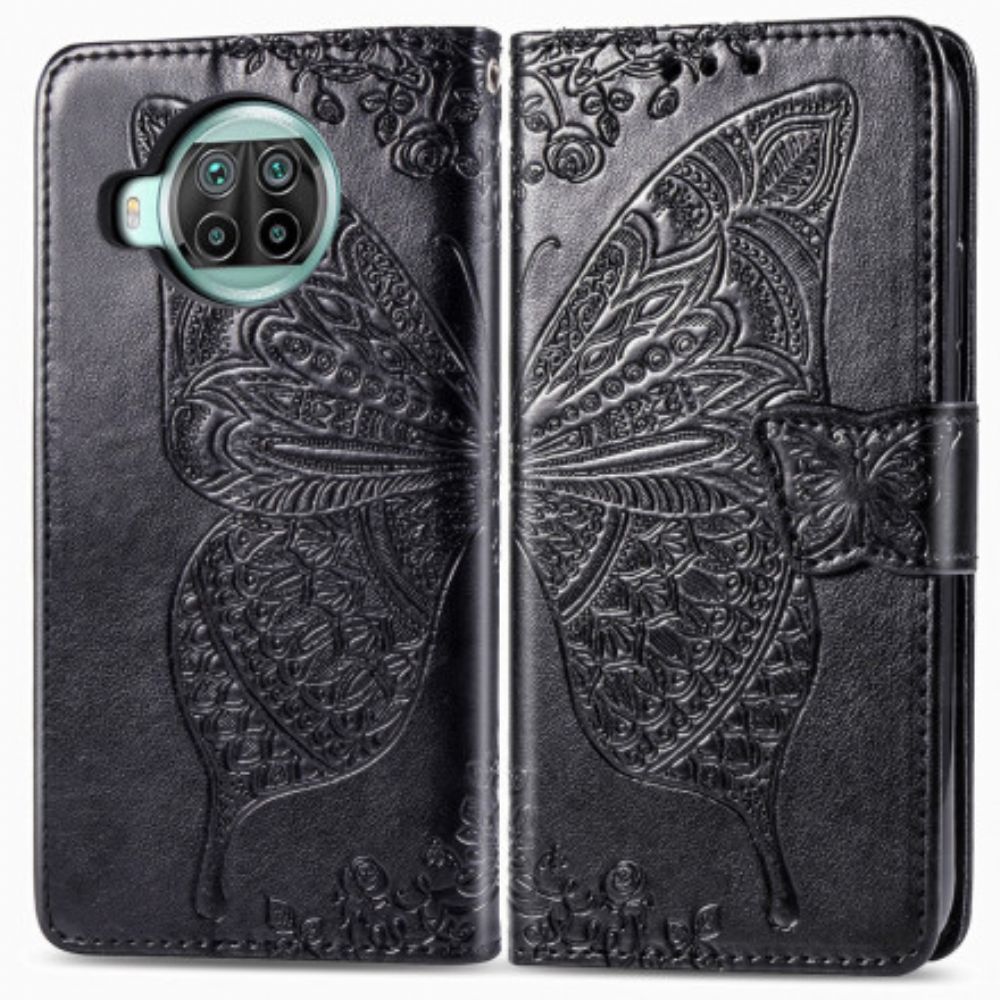 Folio-hoesje voor Xiaomi Mi 10T Lite / Redmi Note 9 Pro 5G Halve Vlinders