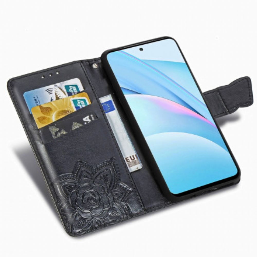 Folio-hoesje voor Xiaomi Mi 10T Lite / Redmi Note 9 Pro 5G Halve Vlinders