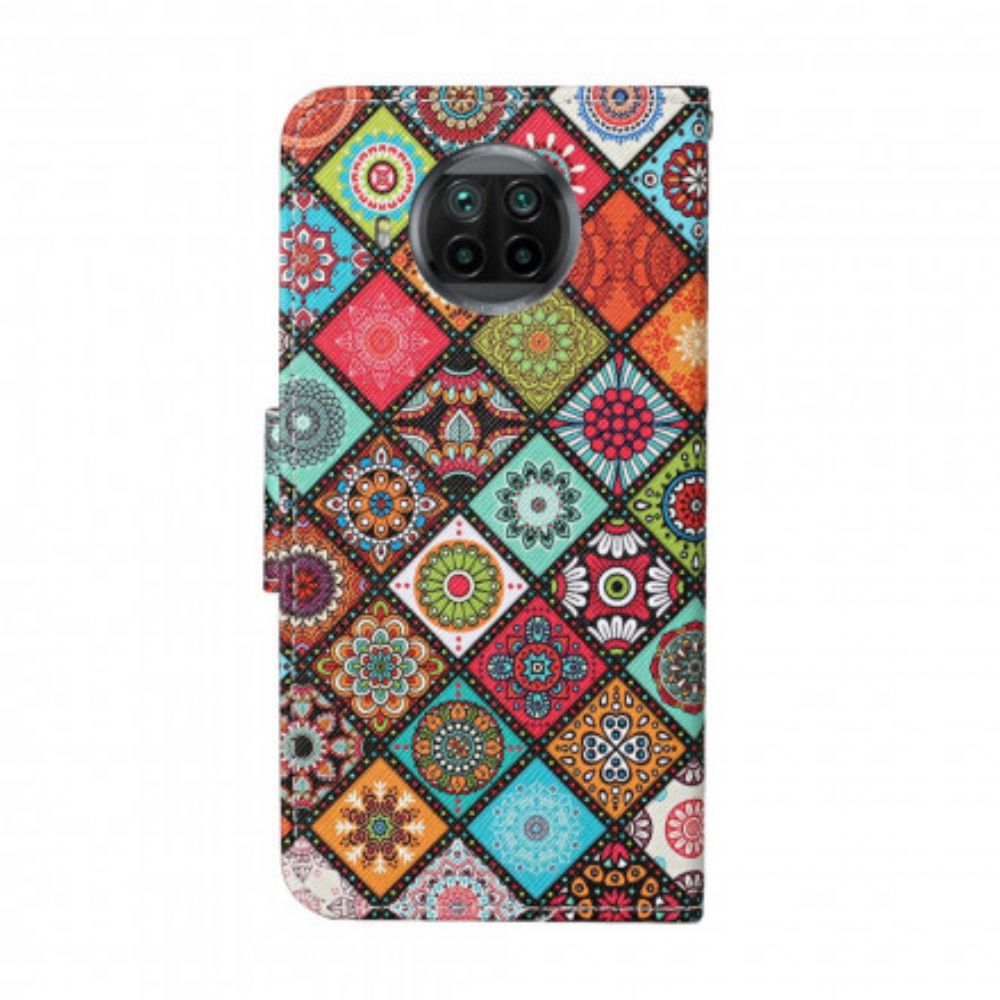 Folio-hoesje voor Xiaomi Mi 10T Lite / Redmi Note 9 Pro 5G Mandala-patchwork