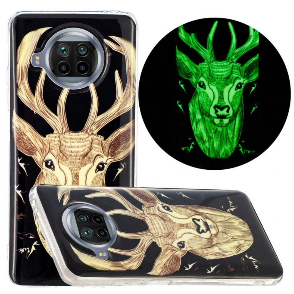 Hoesje voor Xiaomi Mi 10T Lite / Redmi Note 9 Pro 5G Neon Majestueus Hert