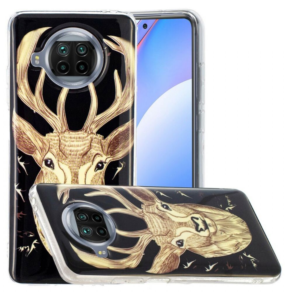 Hoesje voor Xiaomi Mi 10T Lite / Redmi Note 9 Pro 5G Neon Majestueus Hert