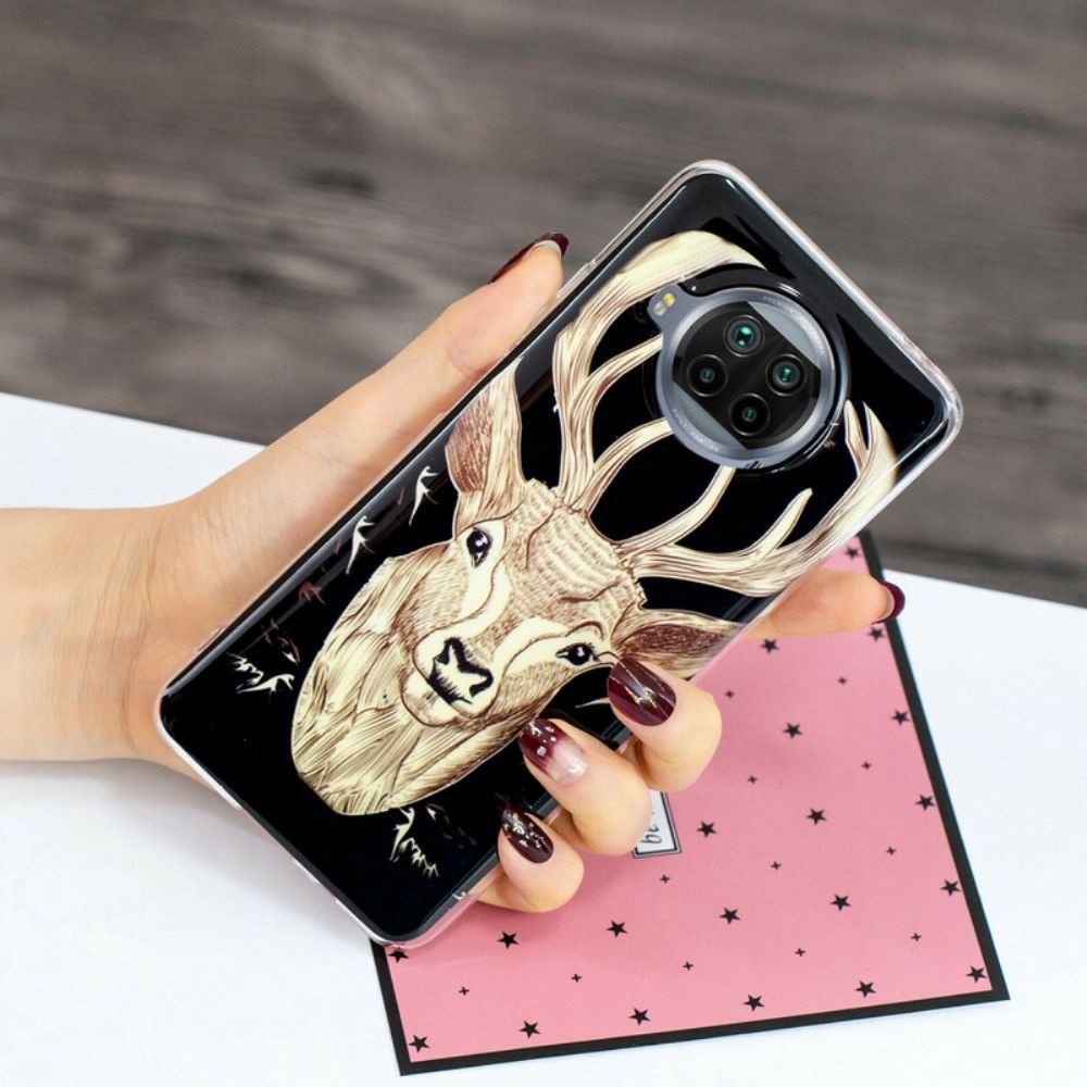 Hoesje voor Xiaomi Mi 10T Lite / Redmi Note 9 Pro 5G Neon Majestueus Hert