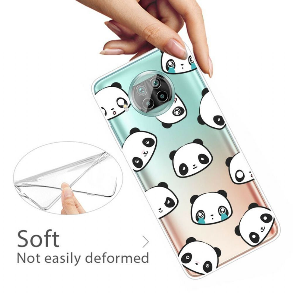Hoesje voor Xiaomi Mi 10T Lite / Redmi Note 9 Pro 5G Panda's