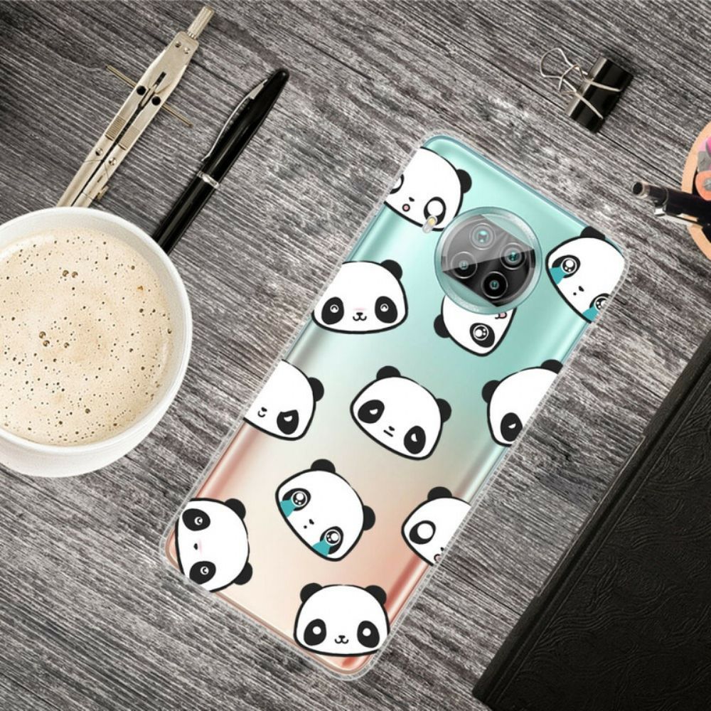 Hoesje voor Xiaomi Mi 10T Lite / Redmi Note 9 Pro 5G Panda's