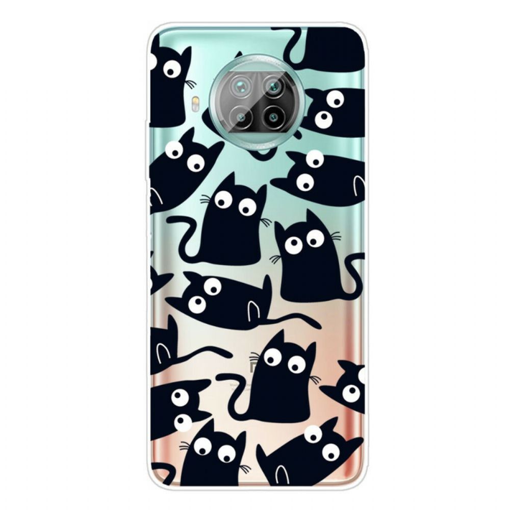 Hoesje voor Xiaomi Mi 10T Lite / Redmi Note 9 Pro 5G Zwarte Katten