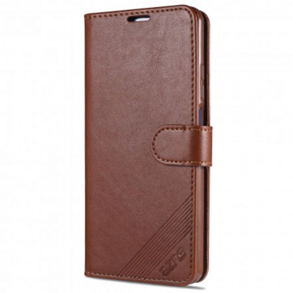 Leren Hoesje voor Xiaomi Mi 10T Lite / Redmi Note 9 Pro 5G Azns Kunstleer