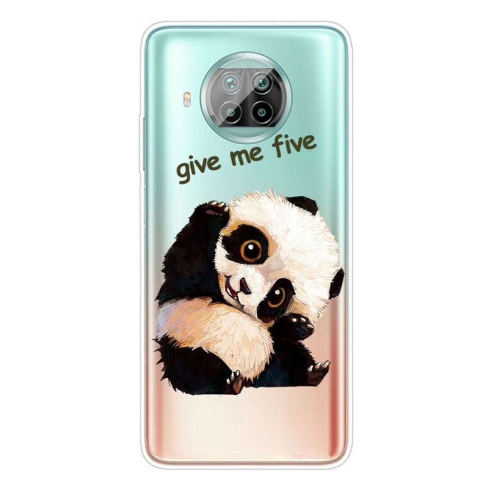 Telefoonhoesje voor Xiaomi Mi 10T Lite / Redmi Note 9 Pro 5G Panda Geef Me Vijf